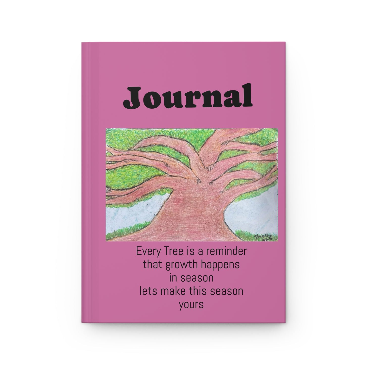 Tribute Journal: For My Mum Catherine   Tree Of Strength -  Hardcover Journal Matte