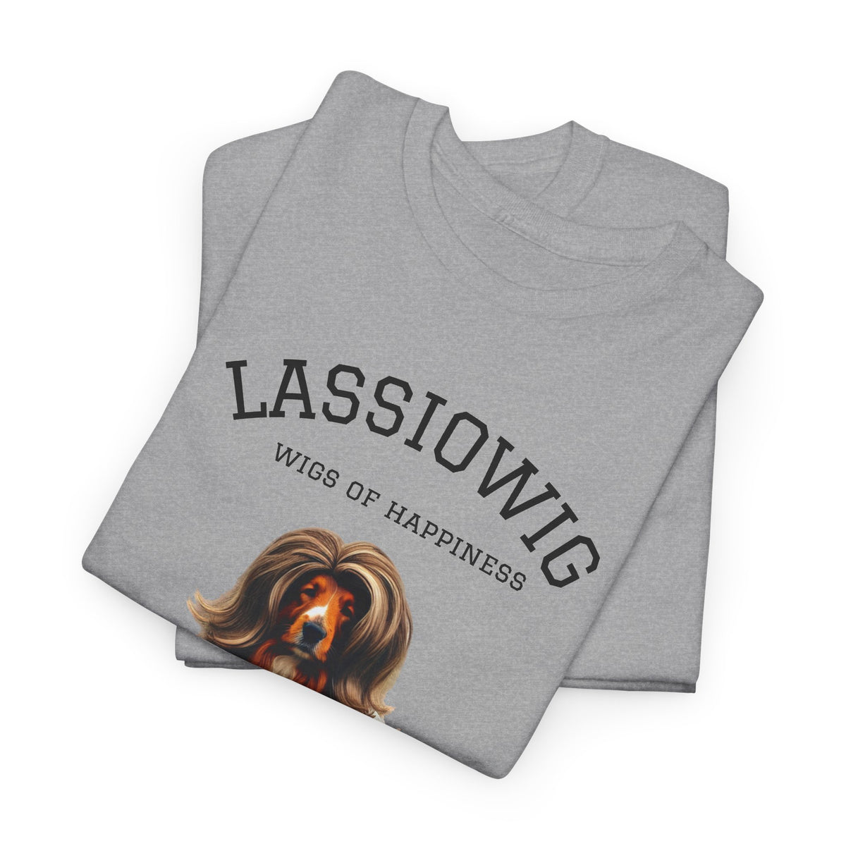 Sir Lassiowig Dog “Wig of Happiness” T-Shirt