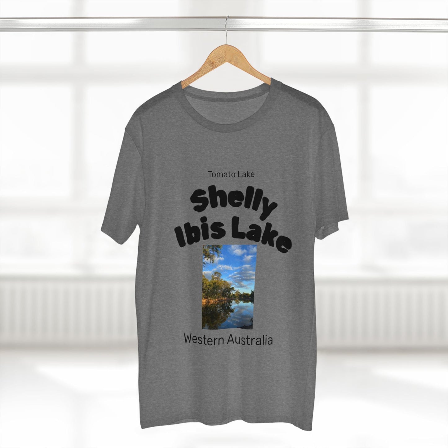 Shelly Ibis Lake -Tomato Lake Western Australia - FREESHIPPING within Australia Buy any 3 T-shirts get 1 for free