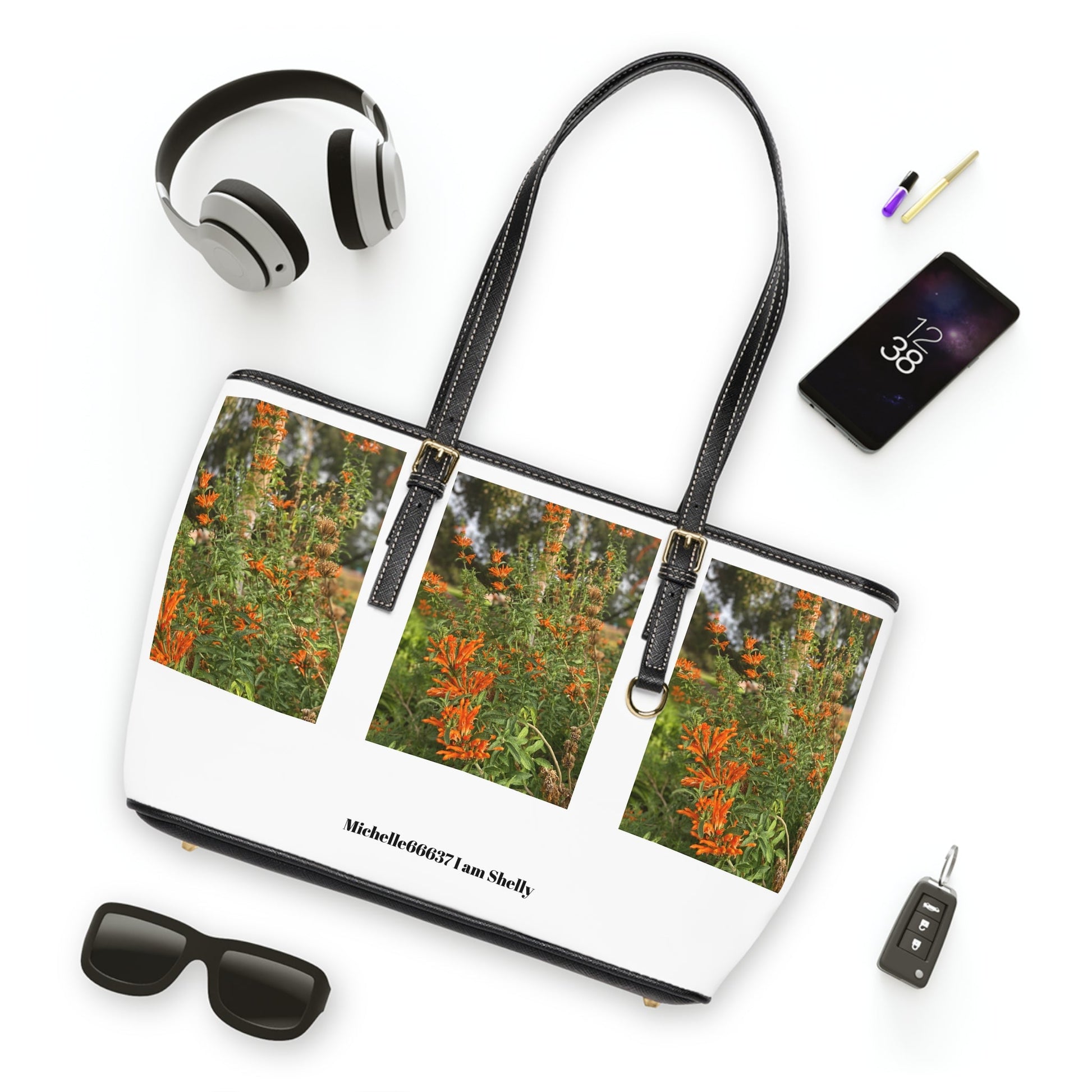 Michelle66637- Nature- PU Leather Shoulder Bag Bags