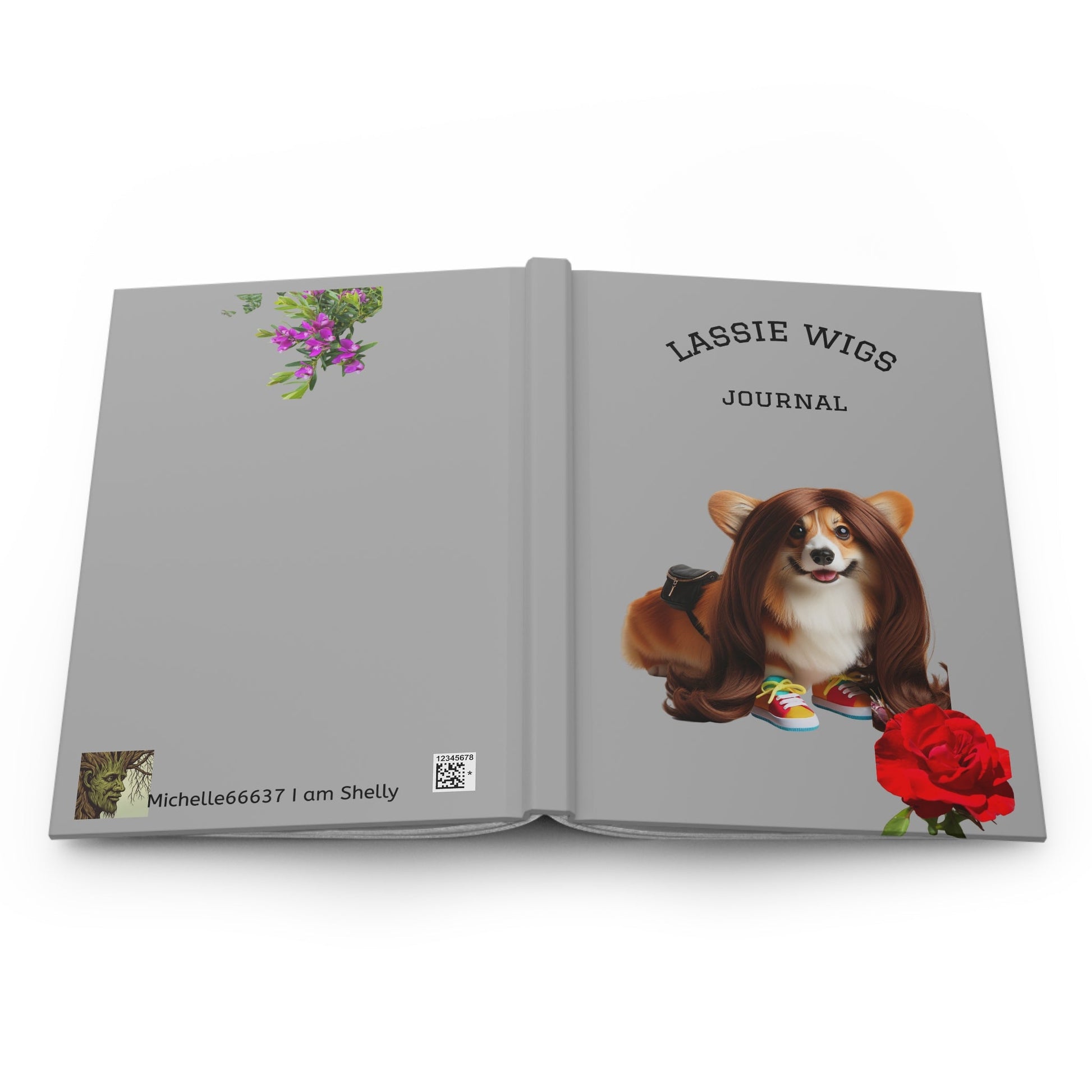 Lassie Wig - Hardcover Journal Matte Journal Paper products