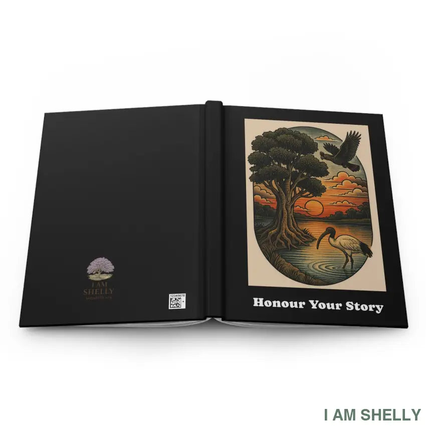 Copy of Hardcover Journal, ’Honour Your Story’ Vintage Nature Illustration Journal Paper products