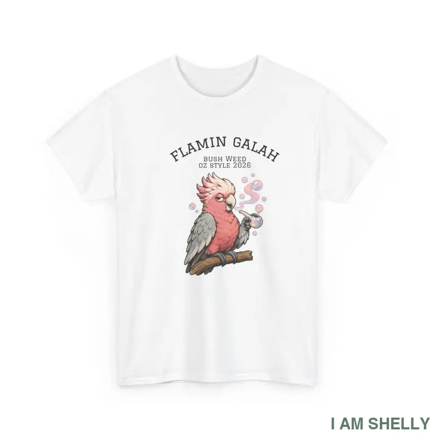 Flamin’ Galah Cockatoo Graphic Tee - T-Shirt