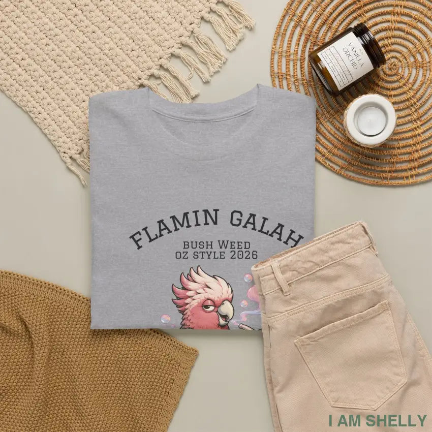 Flamin’ Galah Cockatoo Graphic Tee - T-Shirt