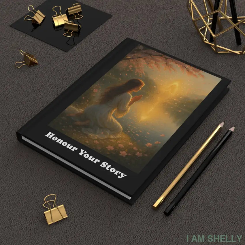 Hardcover Journal, ’Honour Your Story’ Spiritual Reflection Notebook Journal Paper products