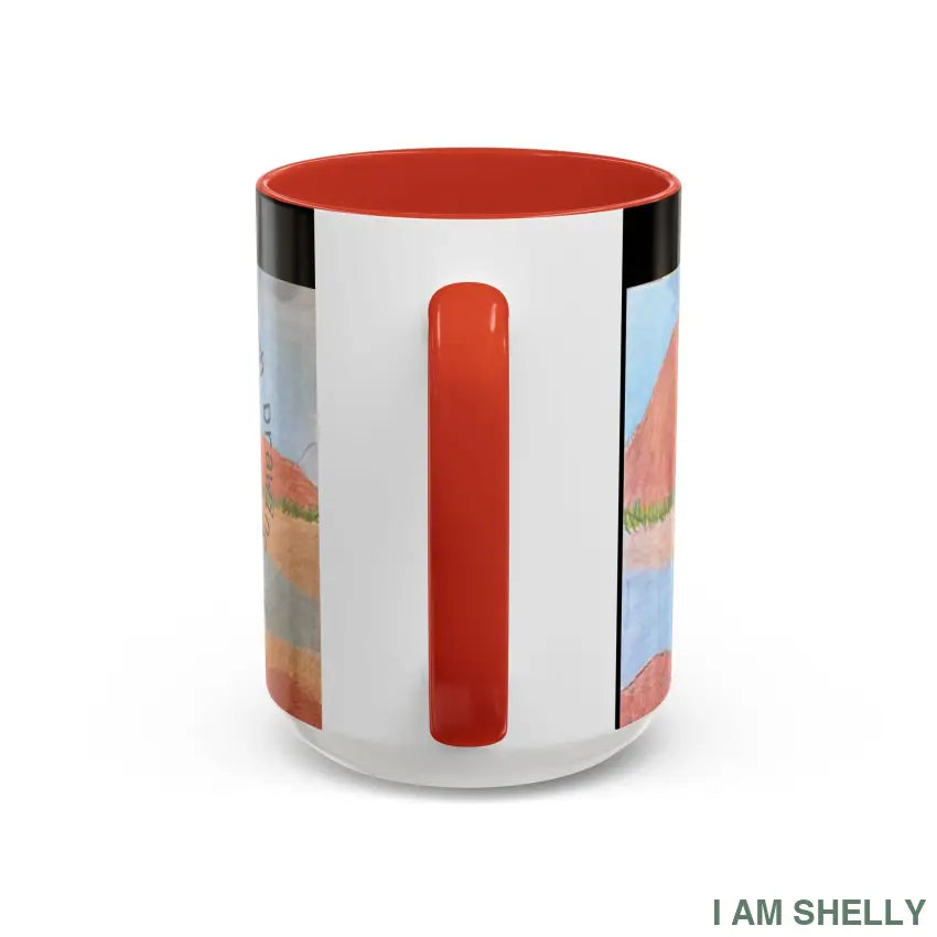 Healing With Art Therapy Accent Coffee Mug (11 15oz) Mug