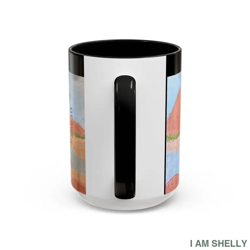 Healing With Art Therapy Accent Coffee Mug (11 15oz) Mug