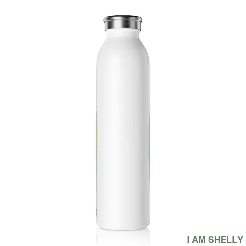 I Am Shelly Angel Portrait Slim Water Bottle - 20oz / White - Mug