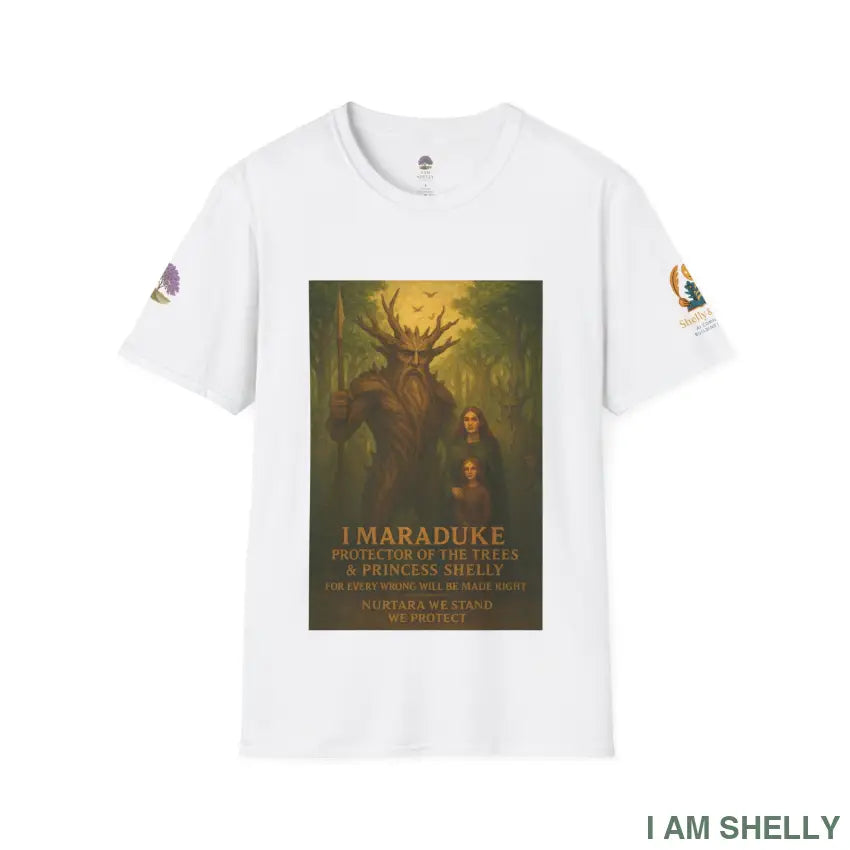 Maraduke Tree Warrior- ’ Where Trees stand I stand Where Shelly walks I guard’ White / XS T-Shirt