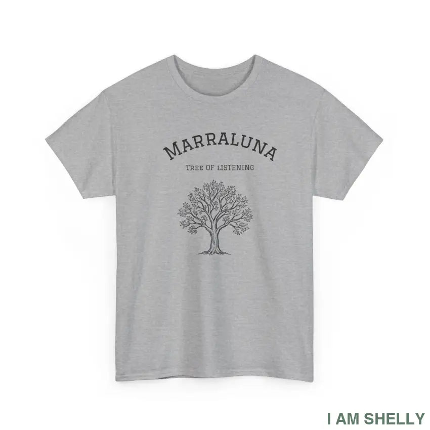 Marraluna Tree of Listening Nature-Inspired T-Shirt - Sport Grey / S - T-Shirt