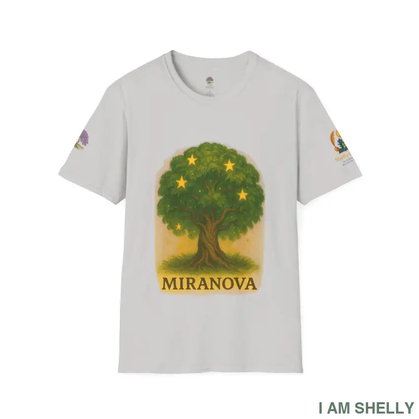 Miranova I AM THE PATH- Named By Love fed by ritual. I stand not to be seen but to witness Ice Grey / S T-Shirt