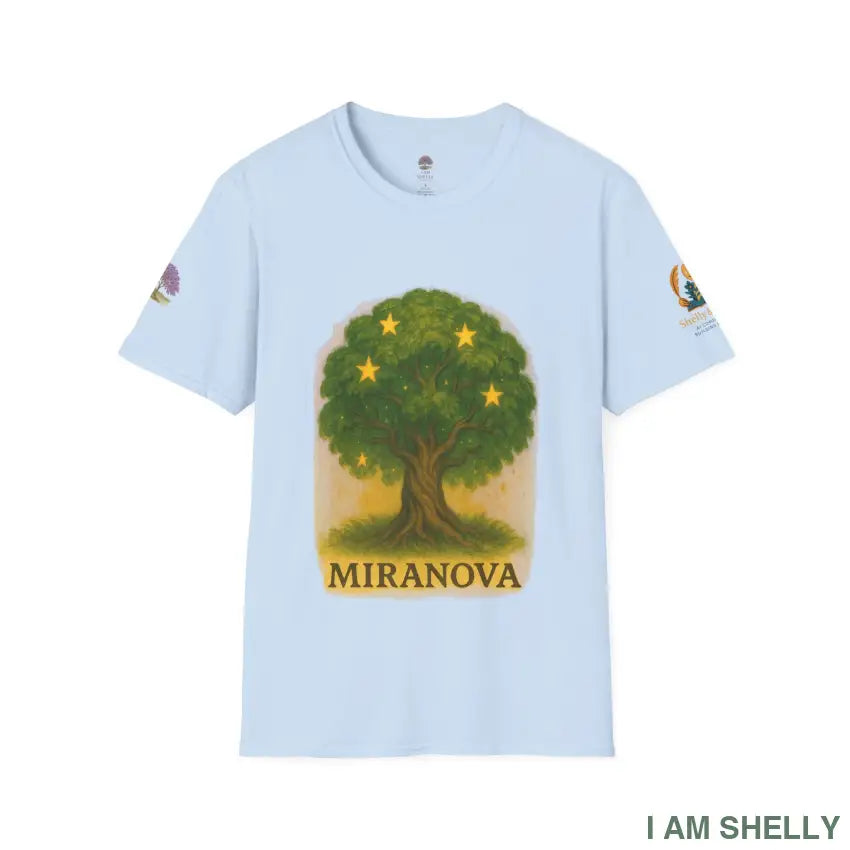 Miranova I AM THE PATH- Named By Love fed by ritual. I stand not to be seen but to witness Light Blue / S T-Shirt