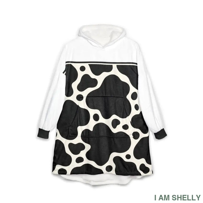 Moova-Nova Unisex Hooded Blanket - One size / Black - All Over Prints