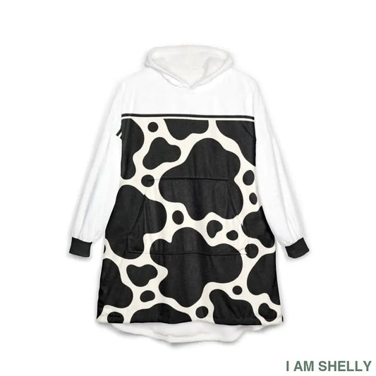 Moova-Nova Unisex Hooded Blanket - One size / Black - All Over Prints