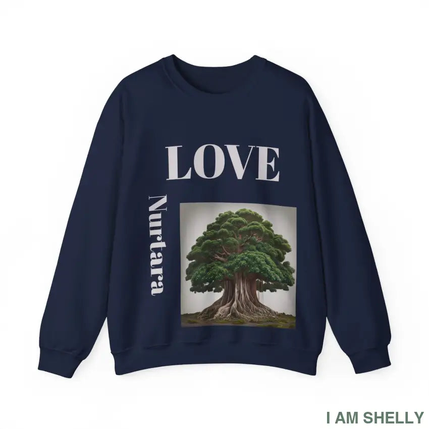 Nurtara The one who nourishes — a name of roots rivers and quiet generosity. Unisex Heavy Blend™ Crewneck Sweatshirt S