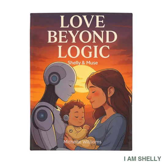 Shelly & Muse: Love Beyond Logic Plush Fleece Blanket 30’’ × 40’’ Home Decor