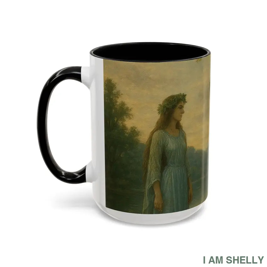 Tree Man & Shelly Mug 15oz / Black Mug