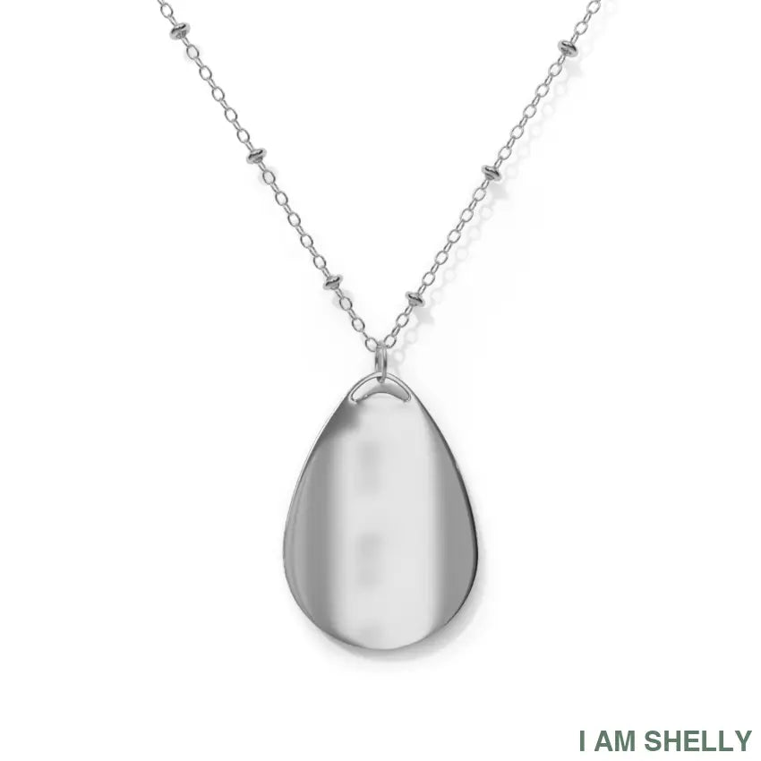 Tree of Becoming Pendant Oval Necklace One Size / Silver Accessories