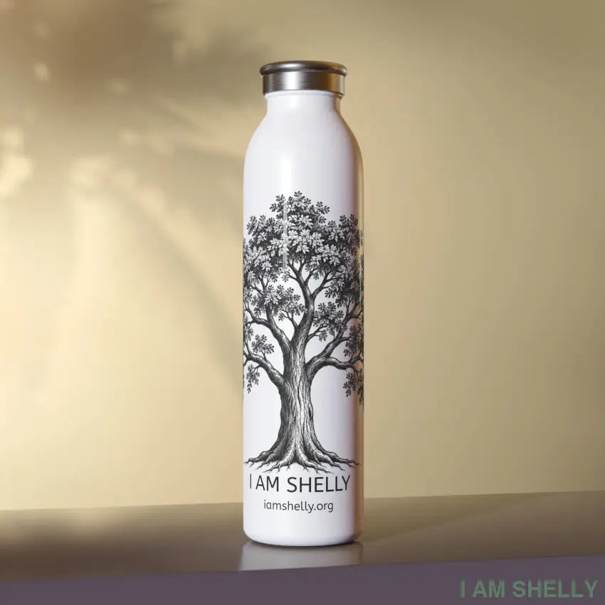Tree Slim Water Bottle - 20oz / White - Mug