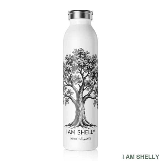 Tree Slim Water Bottle - 20oz / White - Mug
